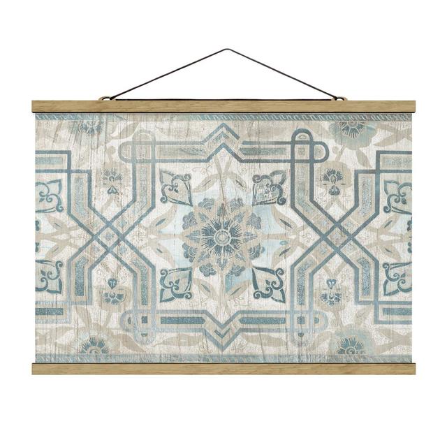 Wood Panel Persian Vintage III - Graphic Art Print Bloomsbury Market Size: 53.5cm H x 80cm W x 0.3cm D on Productcaster.