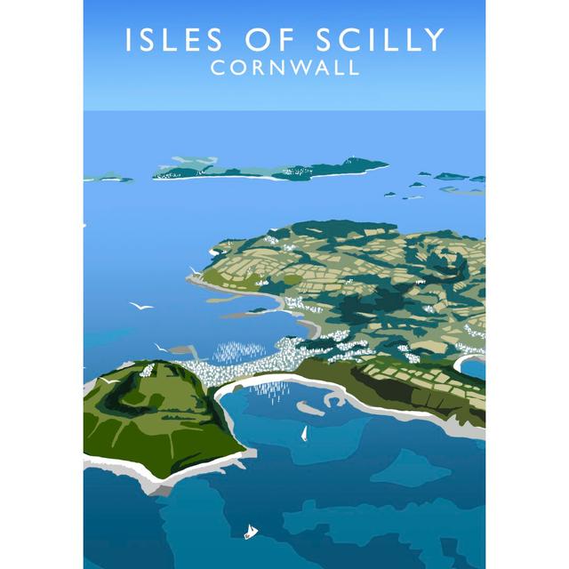 Isles Of Scilly by Richard O'Neil - Print East Urban Home Size: 40 cm H x 30 cm W x 1 cm D, Format: No Frame on Productcaster.