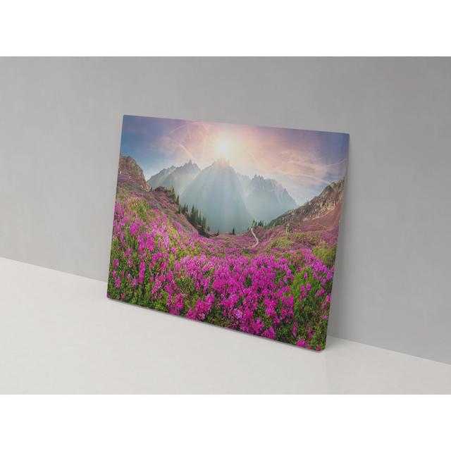 Canvas Collection Beauty On The Hillside - Wrapped Canvas Print ClassicLiving Size: 82cm H x 123cm W x 4cm D on Productcaster.