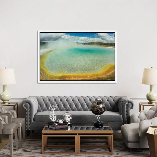 Sunset Lake, Yellowstone National Park, Wyoming by Tim Fitzharris - Gallery-Wrapped Canvas Giclée on Canvas Beachcrest Home Format: White Framed, Size on Productcaster.