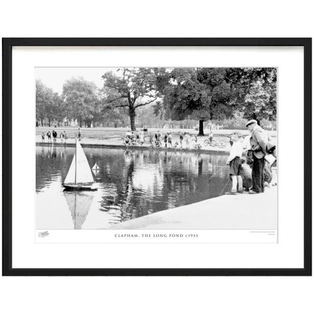 Clapham, The Long Pond C1955 by Francis Frith - Single Picture Frame Print The Francis Frith Collection Size: 45cm H x 60cm W x 2.3cm D on Productcaster.