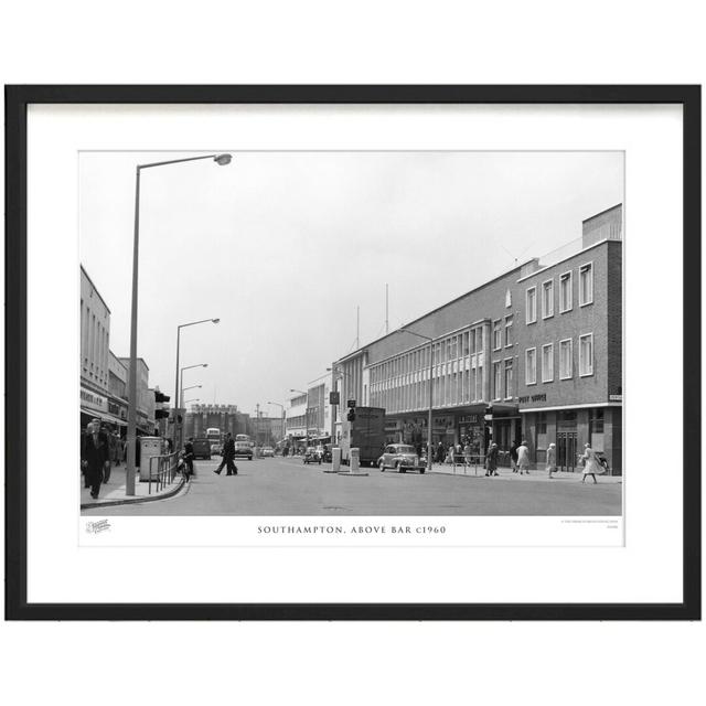 Southampton, Above Bar C1960 by Francis Frith - Single Picture Frame Print The Francis Frith Collection Size: 45cm H x 60cm W x 2.3cm D on Productcaster.