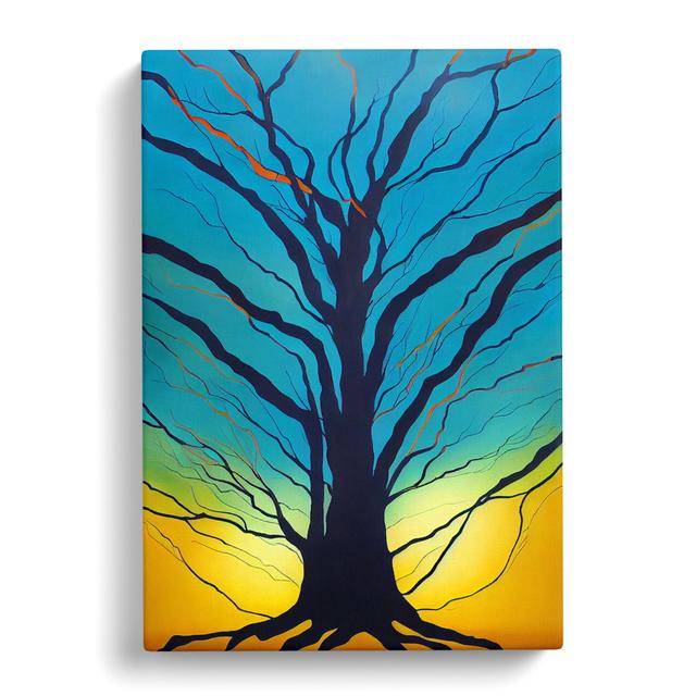 Tree Colours Vol.1 - Wrapped Canvas Graphic Art Marlow Home Co. Size: 50cm H x 35cm W x 3cm D on Productcaster.