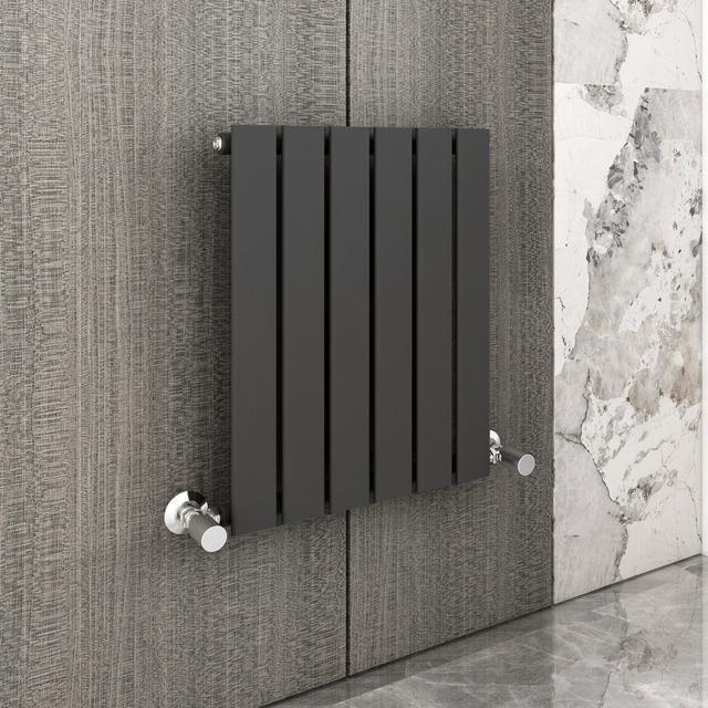 Aarvik Radiator Symple Stuff Size: 600cm H x 408cm W, Radiator Colour: Grey on Productcaster.