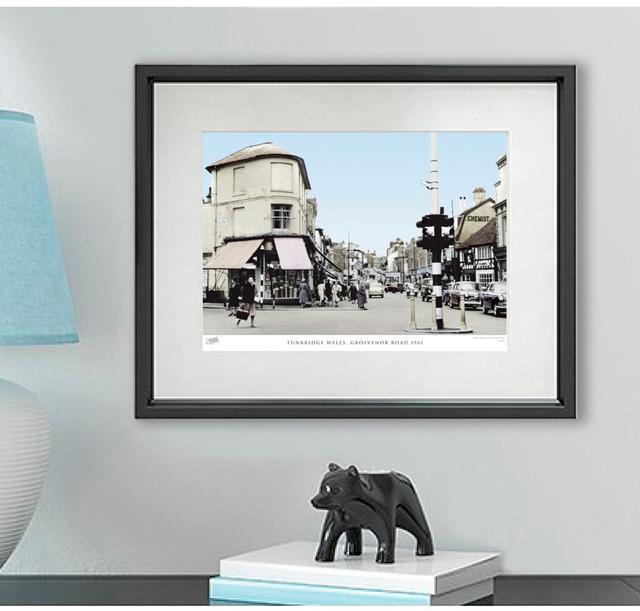 'Tunbridge Wells, Grosvenor Road 1961' by Francis Frith - Picture Frame Photograph Print on Paper The Francis Frith Collection Size: 40cm H x 50cm W x on Productcaster.