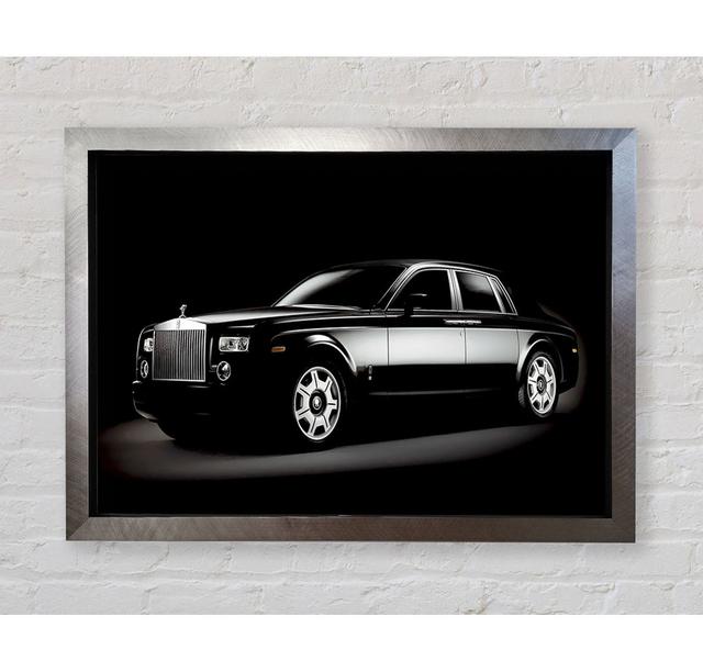 Rolls Royce Black - Print Bright Star Size: 84.1cm H x 118.9cm W x 3.4cm D on Productcaster.