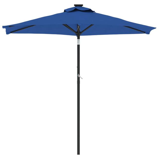 Strandschirm DEvidaxl Größe: 212 cm H x 225 cm B x 225 cm T, Stofffarbe: Azure Blue on Productcaster.