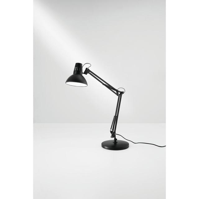 ARTIFEX Orange Metal Table Lamp 1Xe27 73,8X23x23cm. Ivy Bronx Finish: Black on Productcaster.