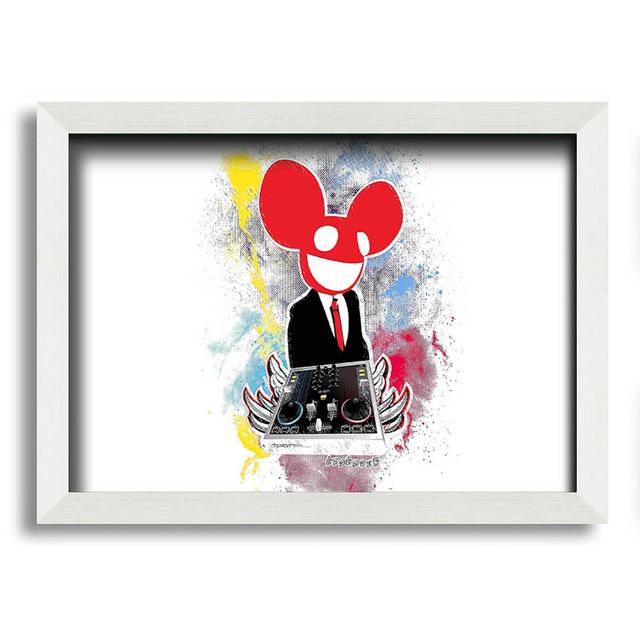 Mouse It Up Framed Print Wall Art Maturi Size: 21cm H x 29.7cm W x 10cm D on Productcaster.