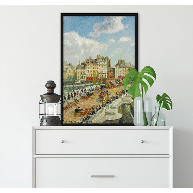 Gerahmtes Poster The Pont Neuf von Camille Pissarro ClassicLiving Größe: 38 cm H x 30 cm B x 2.5 cm T on Productcaster.