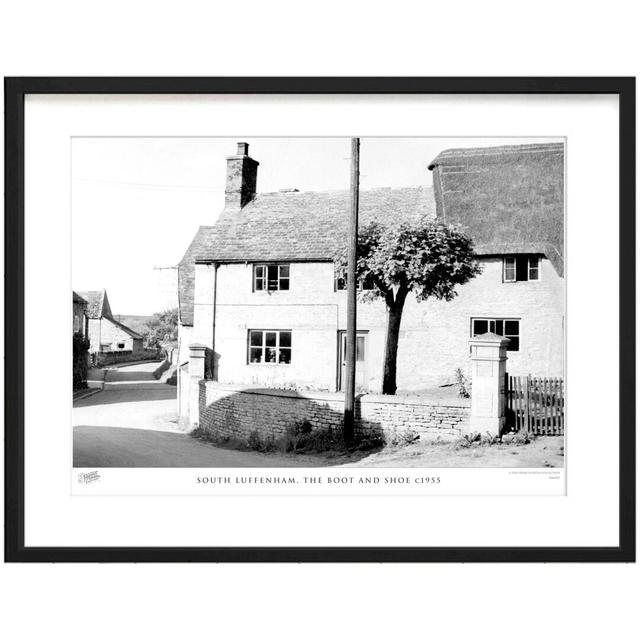 'South Luffenham, the Boot and Shoe C1955' - Picture Frame Photograph Print on Paper The Francis Frith Collection Size: 43.5cm H x 53.4cm W x 2.3cm D on Productcaster.