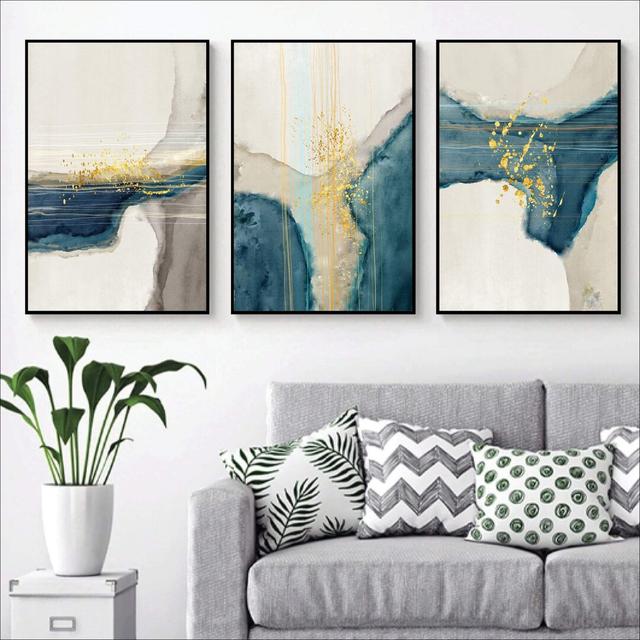 Spiritual Abstract - 3 Piece Picture Frame Graphic Art Print Set on Paper Clock Canvas Size: 50cm H x 120cm W x 3cm D, Frame Option: Black Framed on Productcaster.