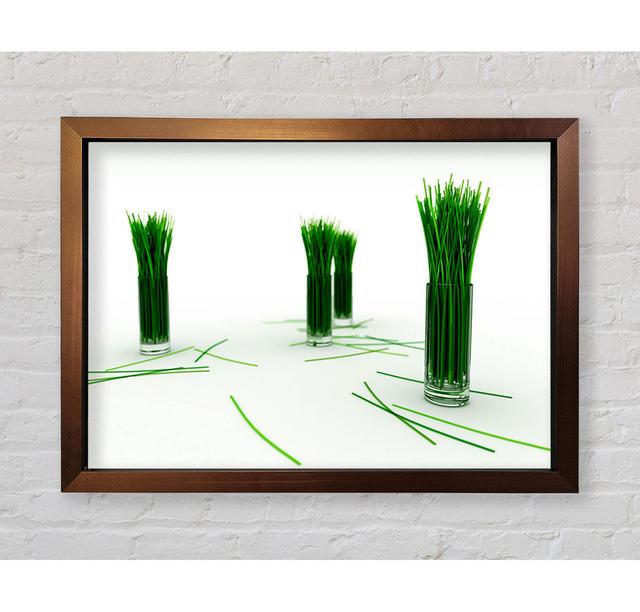 Wheat Glass Grass - Single Picture Frame Art Prints Bright Star Size: 42cm H x 59.7cm W x 3.4cm D on Productcaster.