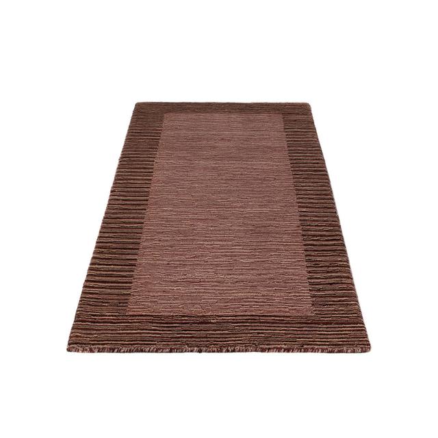 One-of-a-Kind Bastion Hand-Knotted 74cm x 140cm Wool Area Rug in Brown/Grey Gracie Oaks on Productcaster.