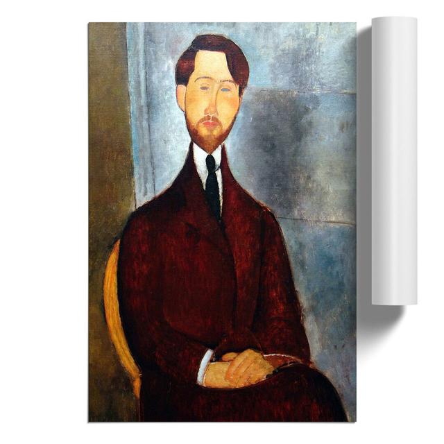 Leopolda Zborovskogo by Amedeo Modigliani - Unframed Painting East Urban Home Size: 59cm H x 42cm W x 0.1cm D on Productcaster.