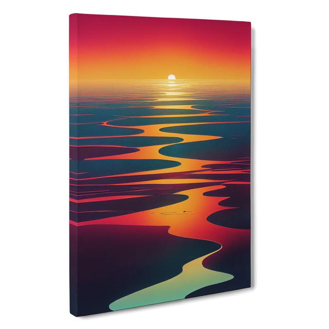 XC1022-4893X Uplifting Sunset View House of Hampton Size: 60cm H x 40cm W x 3cm D on Productcaster.