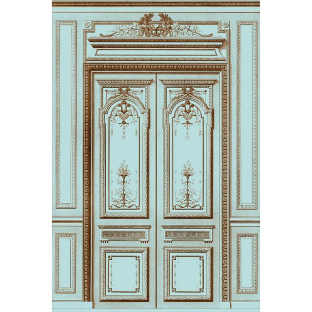 French Salon Doors I Fleur De Lis Living Size: 91cm H x 61cm W x 3.8cm D on Productcaster.