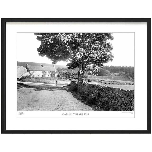 'Marske, Village 1924' - Picture Frame Photograph Print on Paper The Francis Frith Collection Size: 45cm H x 60cm W x 2.3cm D on Productcaster.