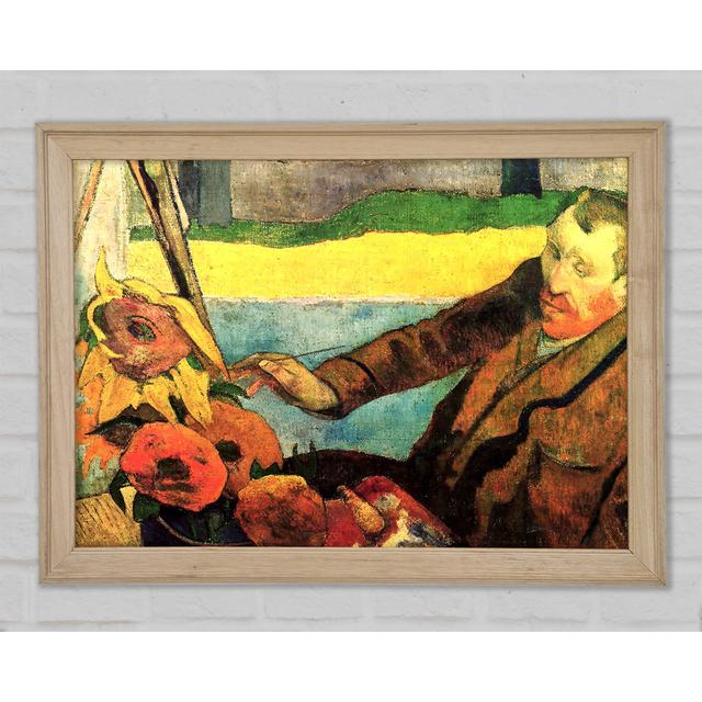 Gemälde Sonnenblumen von Van Gogh - Einzelner Bilderrahmen Kunstdrucke Rosalind Wheeler Größe: 59,7 cm H x 84,1 cm B x 1,5 cm T on Productcaster.