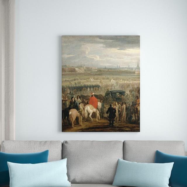 Surrender of the Citadel of Cambrai, 18th April 1677, C.1678 by Adam Frans Van Der Meulen Art Print on Canvas East Urban Home Size: 100cm H x 81.1cm W on Productcaster.