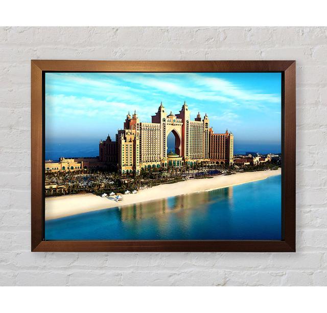 Atlantis The Palm Dubai - Single Picture Frame Art Prints Ebern Designs Size: 100cm H x 141.4cm W x 3.4cm D on Productcaster.