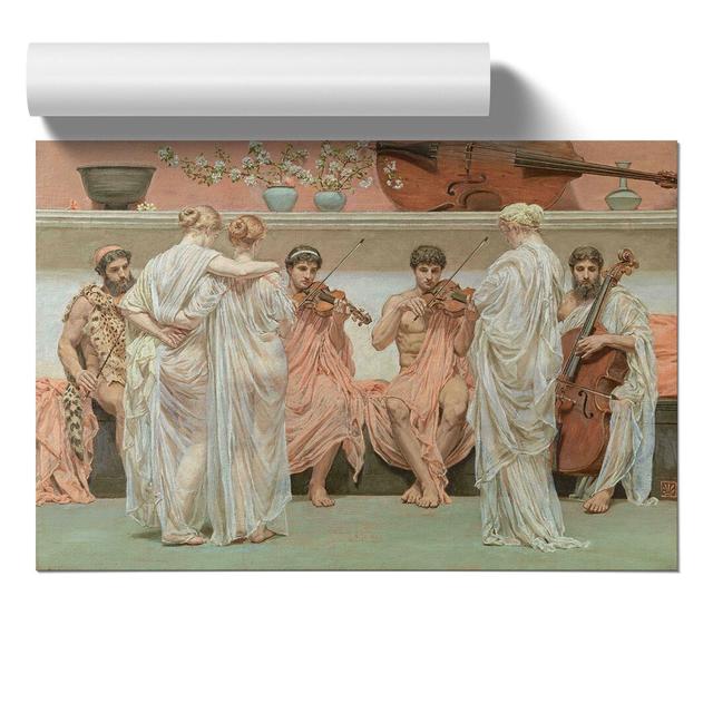 The Quartet by Albert Joseph Moore - Unframed Painting East Urban Home Size: 21cm H x 30cm W x 0.1cm D on Productcaster.