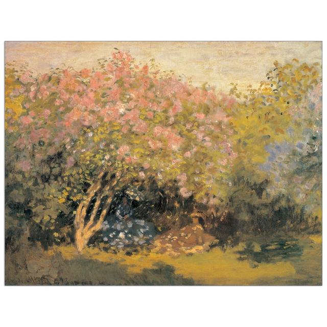 Claude Monet - No Frame Print on Wood East Urban Home Size: 108cm H x 140cm W x 1.8cm D on Productcaster.