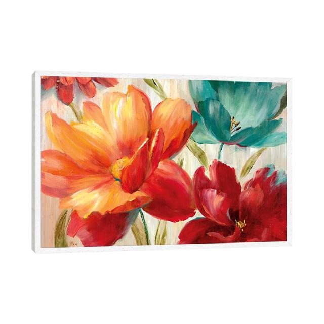 Avalon Garden - Gallery-Wrapped Canvas Giclée Ebern Designs Format: White Framed, Size: 101.6cm H x 152.4cm W x 3.81cm D on Productcaster.