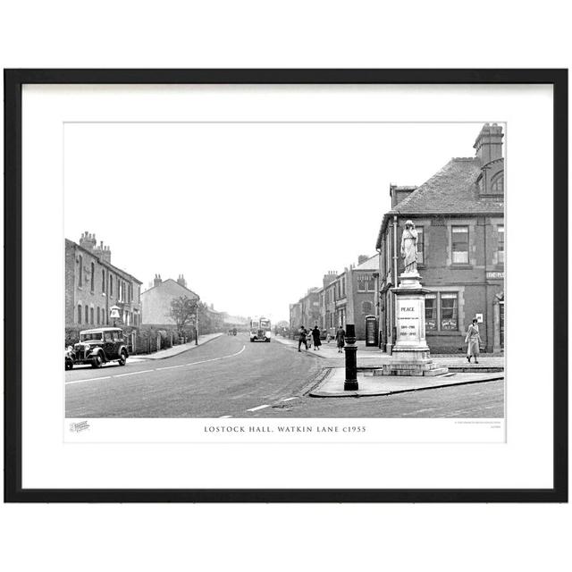 Lostock Hall, Watkin Lane C1955 - Single Picture Frame Print The Francis Frith Collection Size: 40cm H x 50cm W x 2.3cm D on Productcaster.