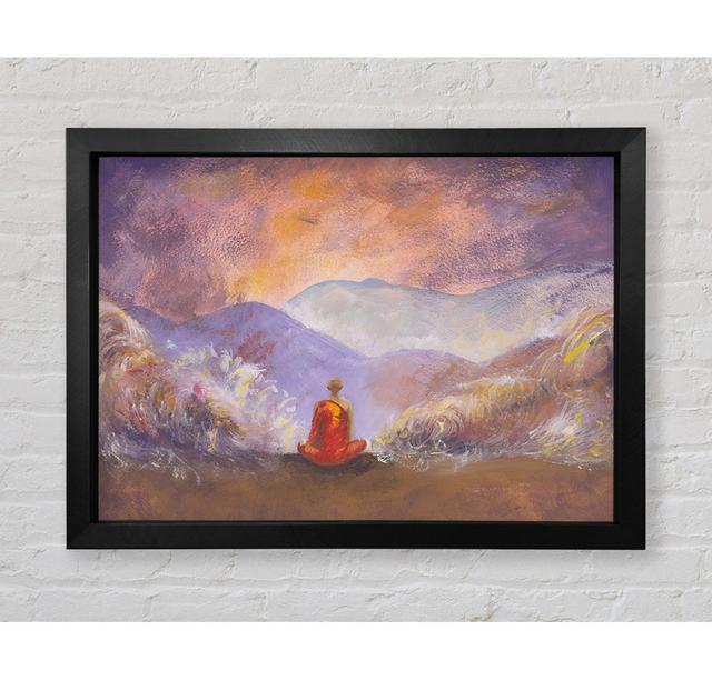 Monk On The Hilltop - Print Bright Star Size: 84.1cm H x 118.9cm W x 3.4cm D on Productcaster.