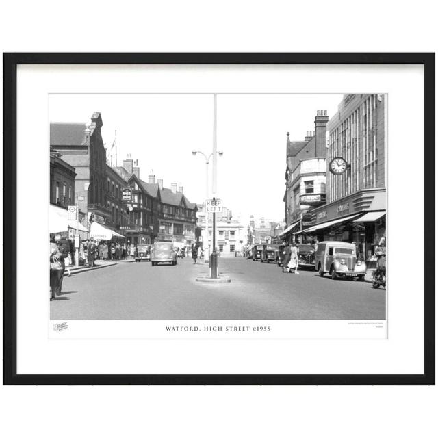 Watford, High Street C1955 by Francis Frith - Single Picture Frame Print The Francis Frith Collection Size: 28cm H x 36cm W x 2.3cm D on Productcaster.