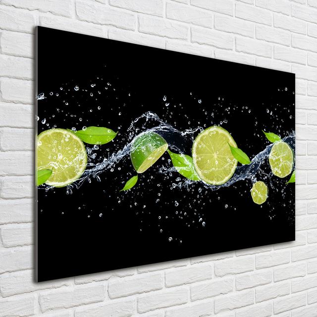 Limes And Water - Unframed Art Prints on Glass Ebern Designs on Productcaster.