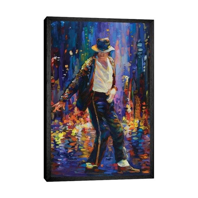 Michael Jackson - Print on Canvas Ebern Designs Format: Black Framed, Size: 66.04cm H x 45.72cm W x 3.81cm D on Productcaster.