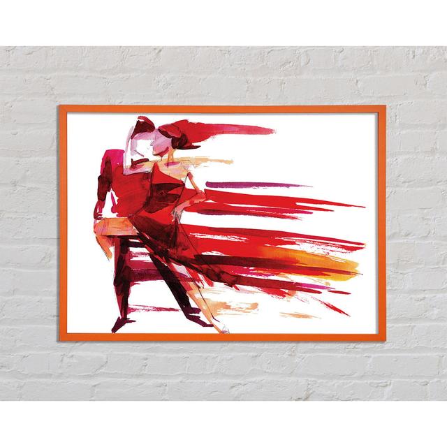 Red Hot Lovers Dancing - Einzelne Bilderrahmen Kunstdrucke Ophelia & Co. Größe: 29,7 cm H x 42 cm B x 2 cm T on Productcaster.