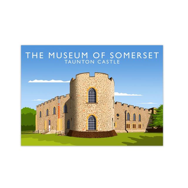 Museum Of Somerset Taunton Castle by Richard O'Neill - Single Picture Frame Print 17 Stories Size: 21 cm H x 29.7 cm W, Format: No Framed on Productcaster.