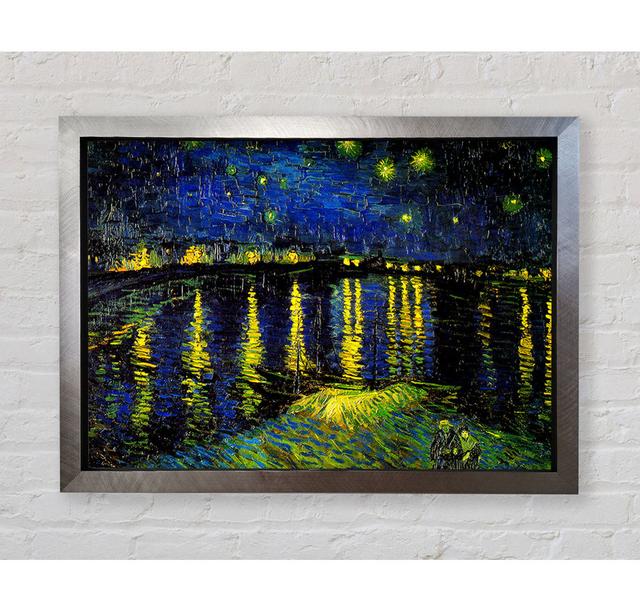 Starry Night Over Rhone 4 by Vincent Van Gogh - Single Picture Frame Art Prints Bright Star Size: 42cm H x 59.7cm W x 3.4cm D on Productcaster.