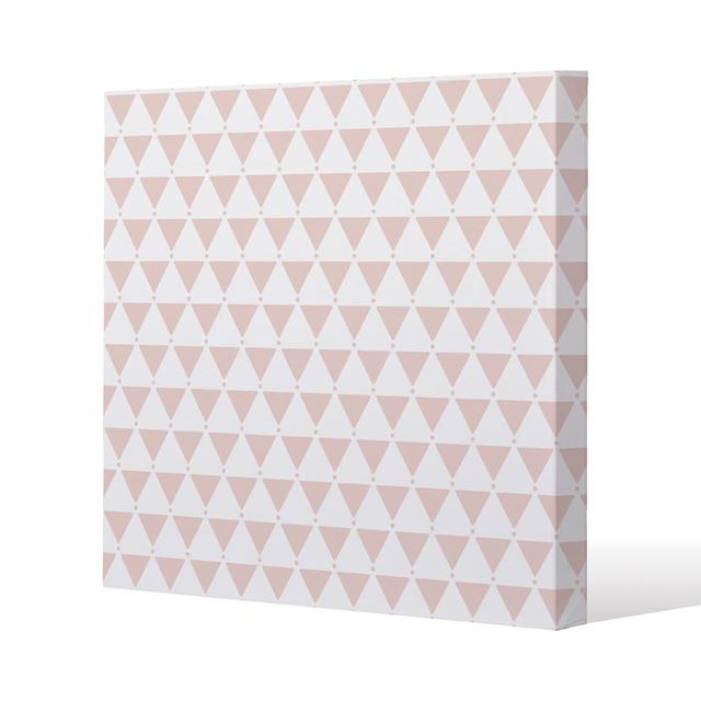 Pink Triangles Canvas Print Andrew Lee on Productcaster.