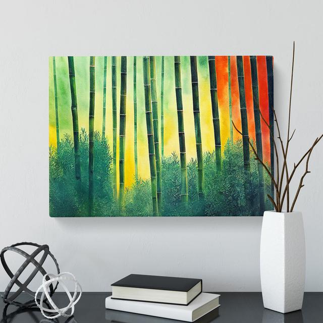 Bamboo Forest Vol.4 - Wrapped Canvas Graphic Art Bay Isle Home Size: 50cm H x 76cm W x 3cm D on Productcaster.