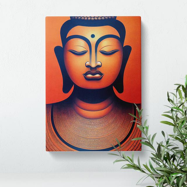 Soulful Buddha - Wrapped Canvas Graphic Art World Menagerie Size: 60cm H x 40cm W x 3cm D on Productcaster.