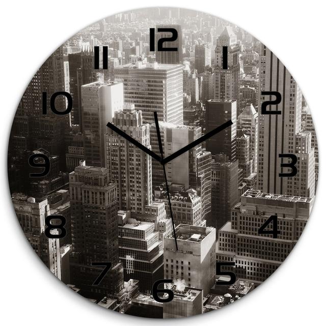 Joeisha 60cm Silent Wall Clock East Urban Home on Productcaster.