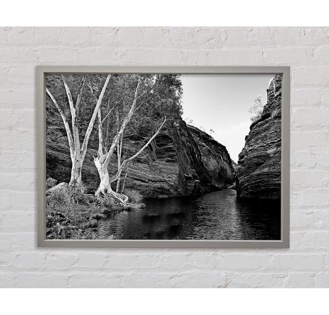 B N W Valley Still Waters - Print Union Rustic Size: 84.1cm H x 118.9cm W x 3.3cm D on Productcaster.