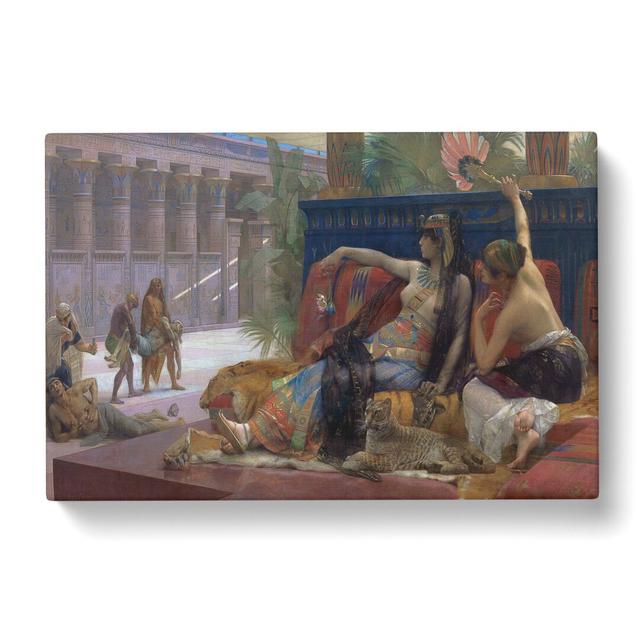 Cleopatra by Alexandre Cabanel - Wrapped Canvas Painting East Urban Home Size: 50cm H x 76cm W x 3cm D on Productcaster.