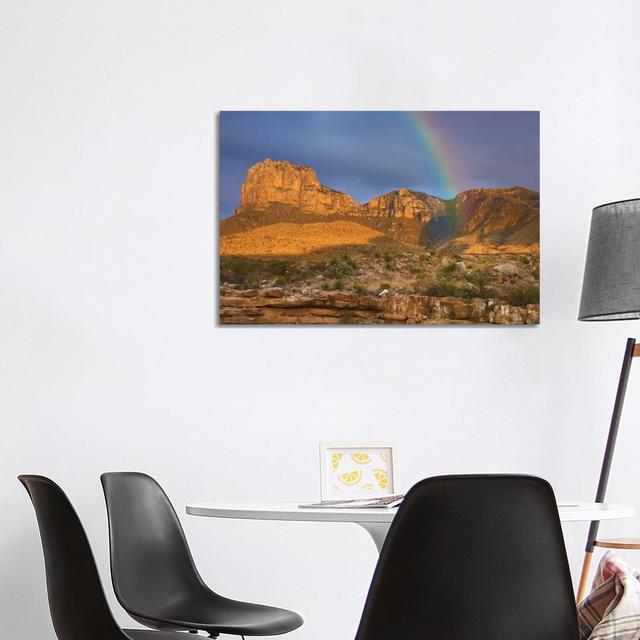 Rainbow Near El Capitan, Guadalupe Mountains National Park, Texas by Tim Fitzharris - Gallery-Wrapped Canvas Giclée on Canvas Alpen Home Format: Canva on Productcaster.