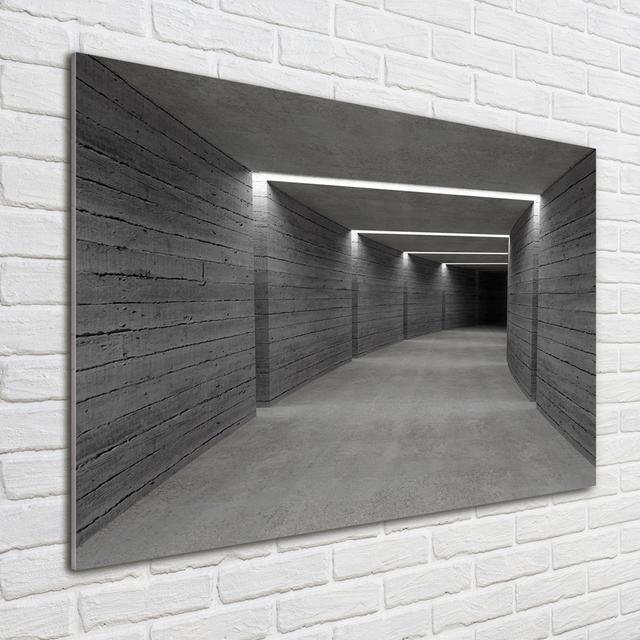 Glasbild Concrete Tunnel Ebern Designs on Productcaster.