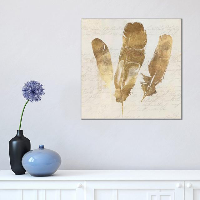 Feather Softly II by Aimee Wilson - Wrapped Canvas Print Latitude Vive Size: 45.72cm H x 45.72cm W x 3.81cm D on Productcaster.