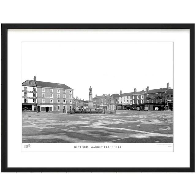 Retford, Market Place 1948 - Single Picture Frame Print The Francis Frith Collection Size: 60cm H x 80cm W x 2.3cm D on Productcaster.