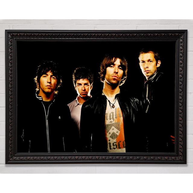 Oasis Champaign Supernova Framed Print Bright Star Size: 84.1cm H x 118.9cm W on Productcaster.