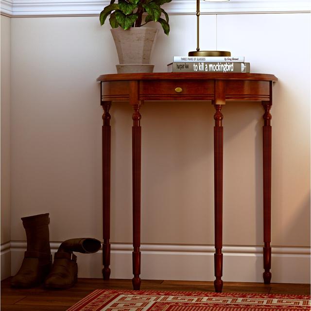 Liggett Console Table Ophelia & Co. Colour: Cherry on Productcaster.