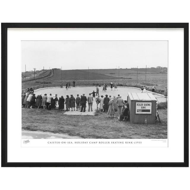 'Caister-on-Sea, Holiday Camp Roller Skating Rink C1955' by Francis Frith - Picture Frame Photograph Print on Paper The Francis Frith Collection Size: on Productcaster.