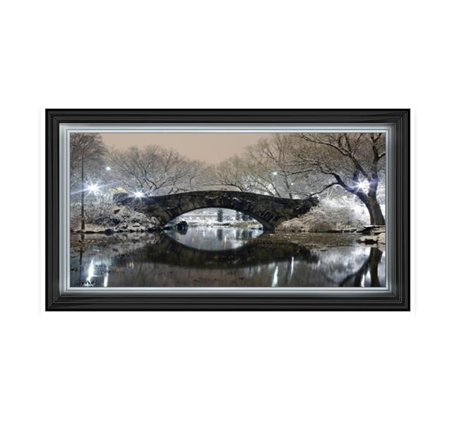 Gapstow Bridge - Picture Frame Photograph Print on Paper 17 Stories on Productcaster.